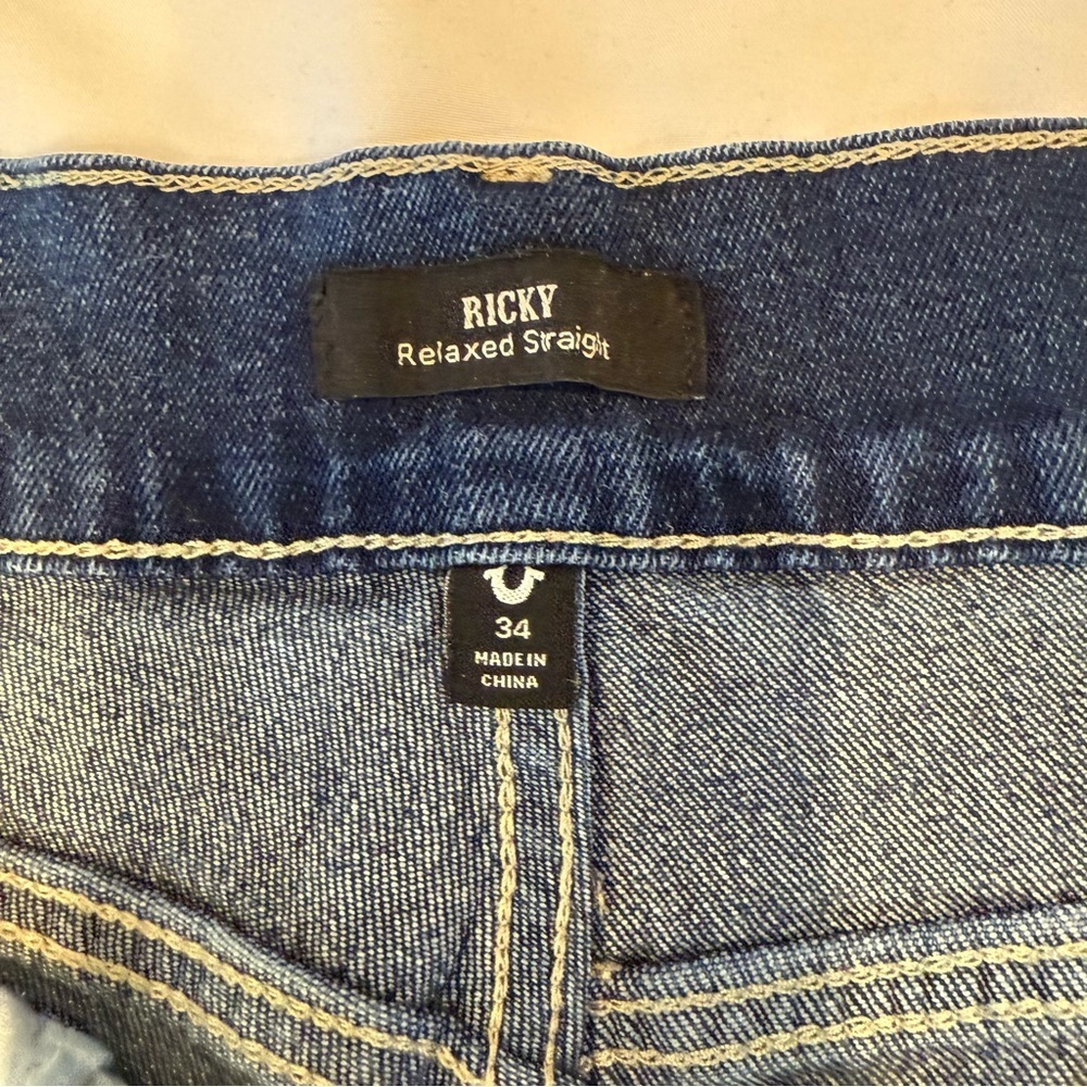 True Religion Ricky Relaxed Straight Size 34 - Picture 14 of 16